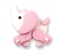Colgador infantil para la habitación del bebé Elefante Rosa
